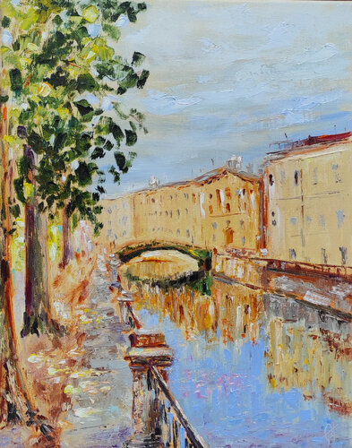 Saint Petersburg. Cityscape von Olga Ponomarenko, Malerei kaufen auf Singulart