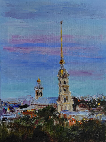 Peter and Paul Fortress. Saint Petersburg von Olga Ponomarenko, Malerei kaufen auf Singulart