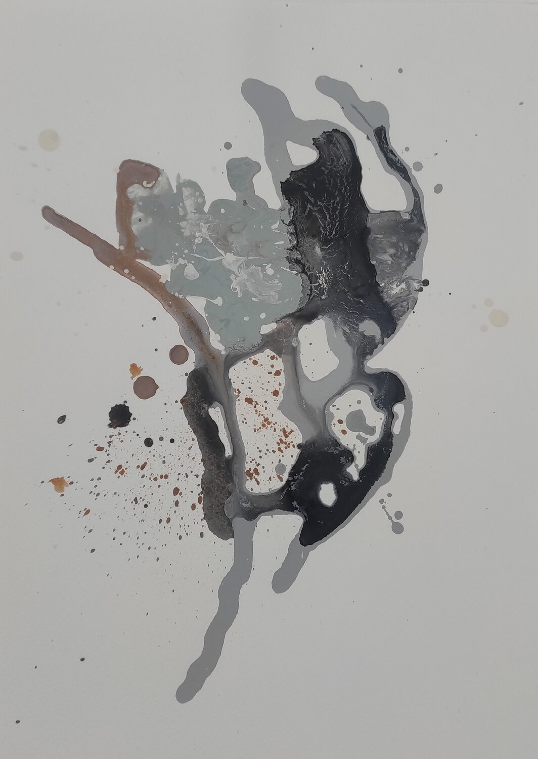 Abstract acrylic painting Olga Ponomarenko