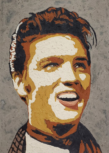 Elvis Presley 4 van Luzia Sobreiro, Schilderij te koop op Singulart