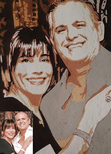 PORTRAIT ON COMMISSION 1 van Luzia Sobreiro, Schilderij te koop op Singulart