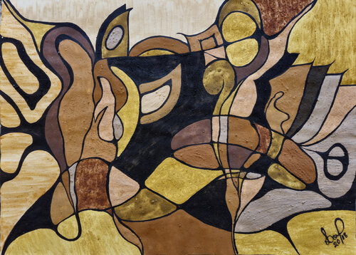 Abstrato 13 van Luzia Sobreiro, Schilderij te koop op Singulart