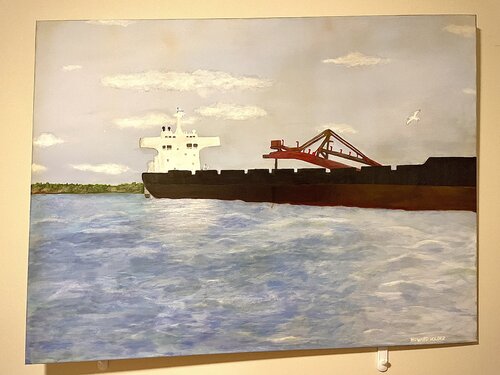 Ship in the port von Howard Holder, Malerei kaufen auf Singulart