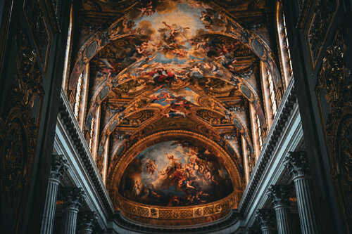 Salon du château by Camille Brunelet, 사진 for Sale on Singulart