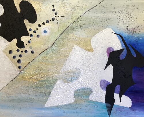 It Puzzles Me van Kasia Turajczyk, Schilderij te koop op Singulart