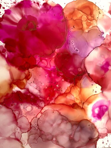 The flowers of the warm night. di Kasia Turajczyk, Altri media in vendita su Singulart