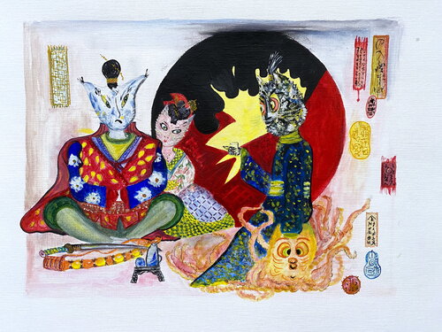 The Good, the Bad and the Ugly by Kasia Turajczyk, Work on Paper for Sale on Singulart