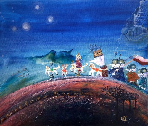 The Polish Fairy Tale by Kasia Turajczyk, Painting for Sale on Singulart