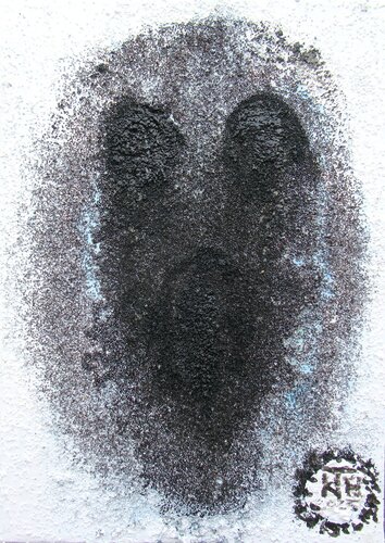 The Scream of the 'Other' - Unmasking the monster de Kasia Turajczyk, Pintura a la venta en Singulart
