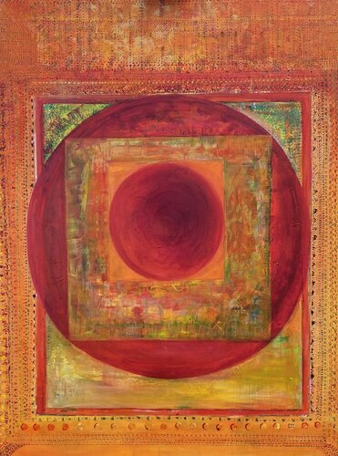 The Whisper of Ochre de Kasia Turajczyk, Pintura a la venta en Singulart