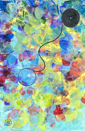 Dialogue In Duality IE Chromatic Duality by Kasia Turajczyk, Painting for Sale on Singulart