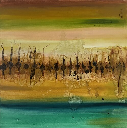 Organum: The First Colony di Kasia Turajczyk, Pittura in vendita su Singulart