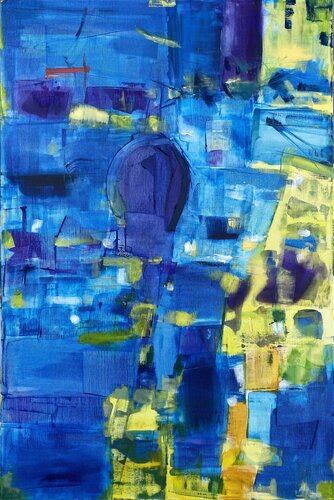 Azure Whimsy von Kasia Turajczyk, Malerei kaufen auf Singulart