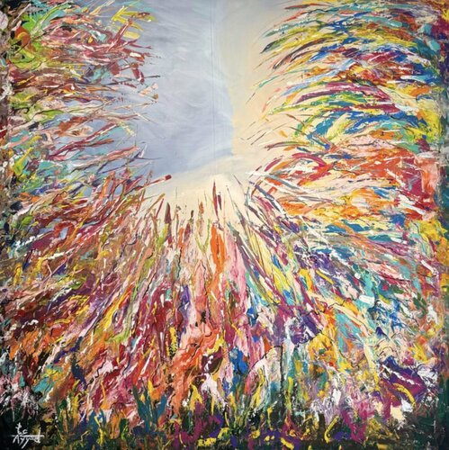 Be happy van Ayyad Ayyad, Schilderij te koop op Singulart