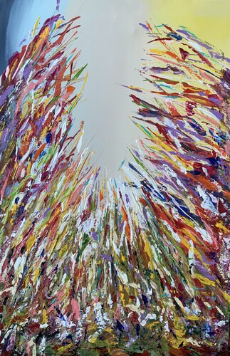 Happiness, dose of optimism van Ayyad Ayyad, Schilderij te koop op Singulart