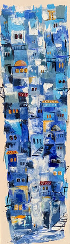 The blue past and present von Ayyad Ayyad, Malerei kaufen auf Singulart