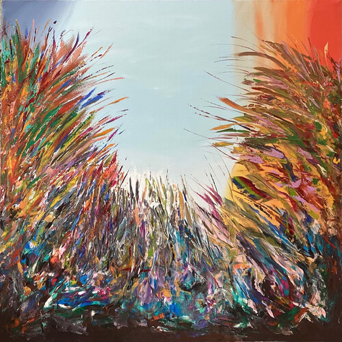 Happiness gateway to the light van Ayyad Ayyad, Schilderij te koop op Singulart