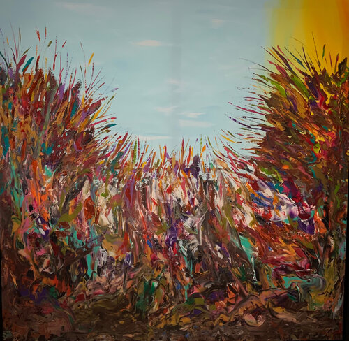 Happiness Nature blaze van Ayyad Ayyad, Schilderij te koop op Singulart