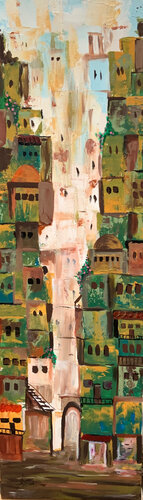 The hidden Passage between the walls van Ayyad Ayyad, Schilderij te koop op Singulart