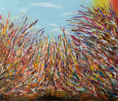 Burst of life van Ayyad Ayyad, Schilderij te koop op Singulart