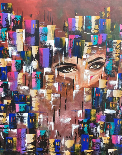 Sing765@art432 van Ayyad Ayyad, Schilderij te koop op Singulart