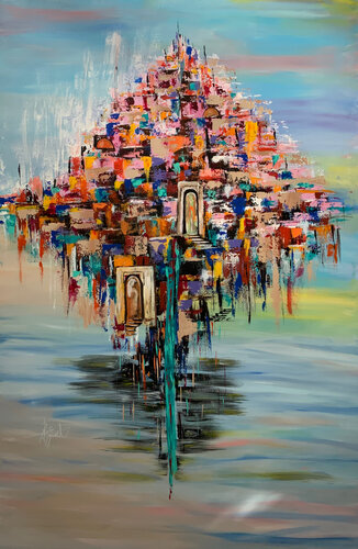 Gates of light van Ayyad Ayyad, Schilderij te koop op Singulart