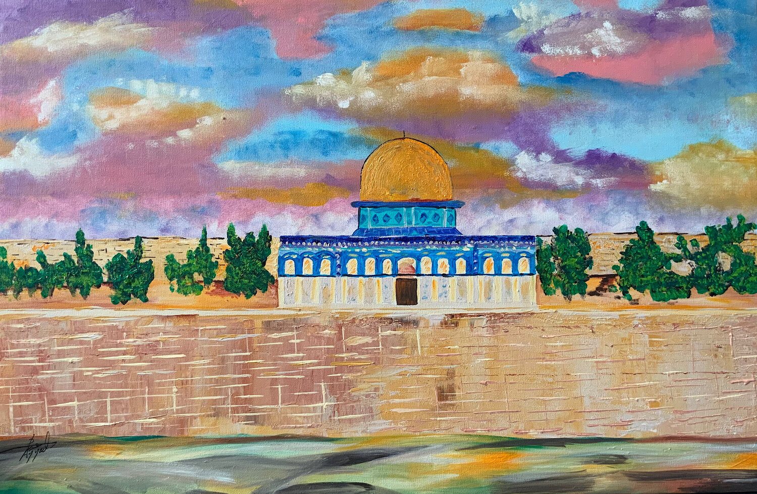 Spirit of alquds Ayyad Ayyad Originalgemälde zu verkaufen