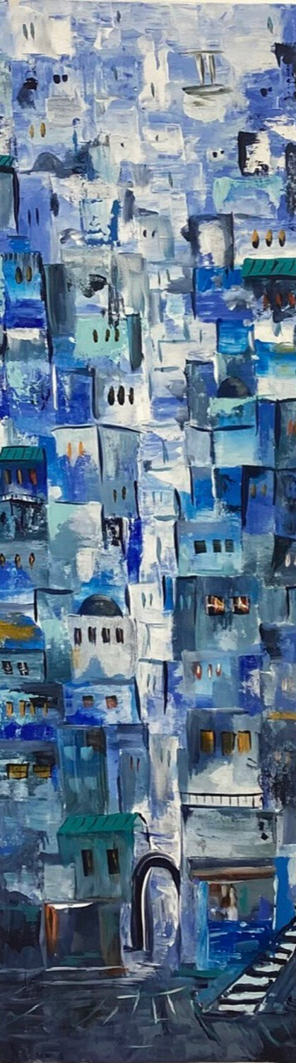 The dreamy blue city Ayyad Ayyad