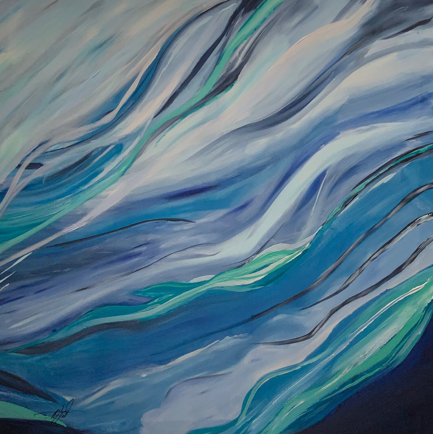 Currents of the Soul Ayyad Ayyad Originalgemälde zu verkaufen