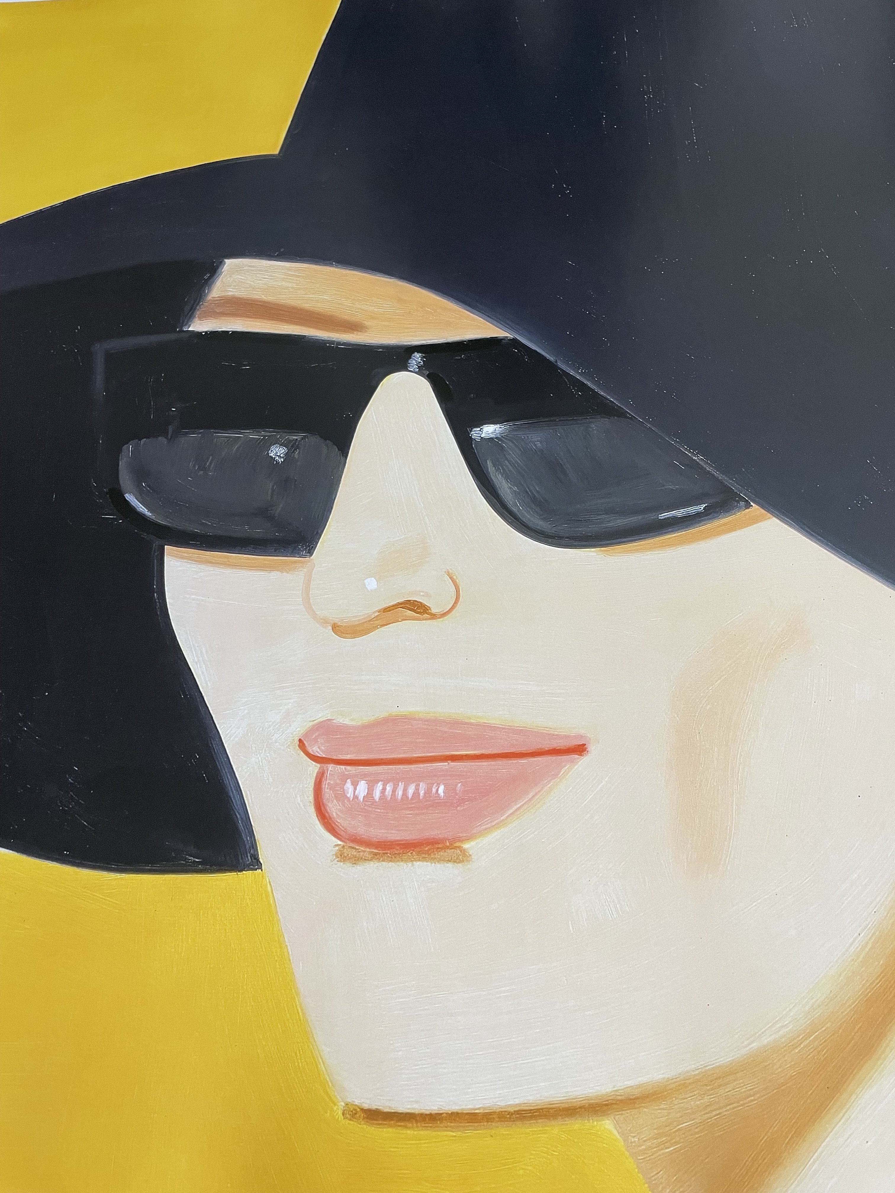 Alex Katz, Black Hat 2, 2010. copyright Alex Katz/Bildrecht