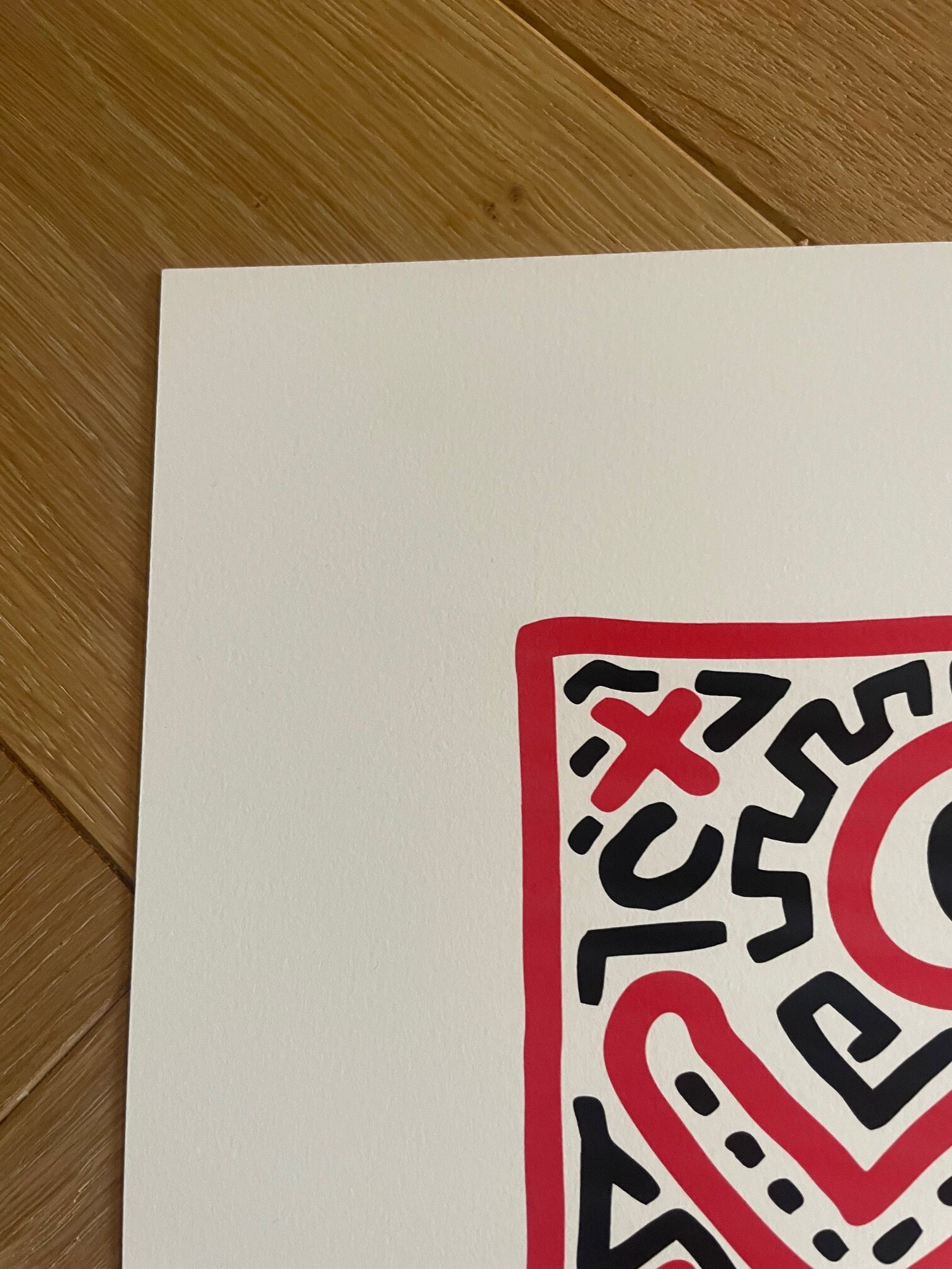 Keith Haring 立体額縁 Statue of Liberty, 1986 Keith Haring – Tri-Flor Prints and