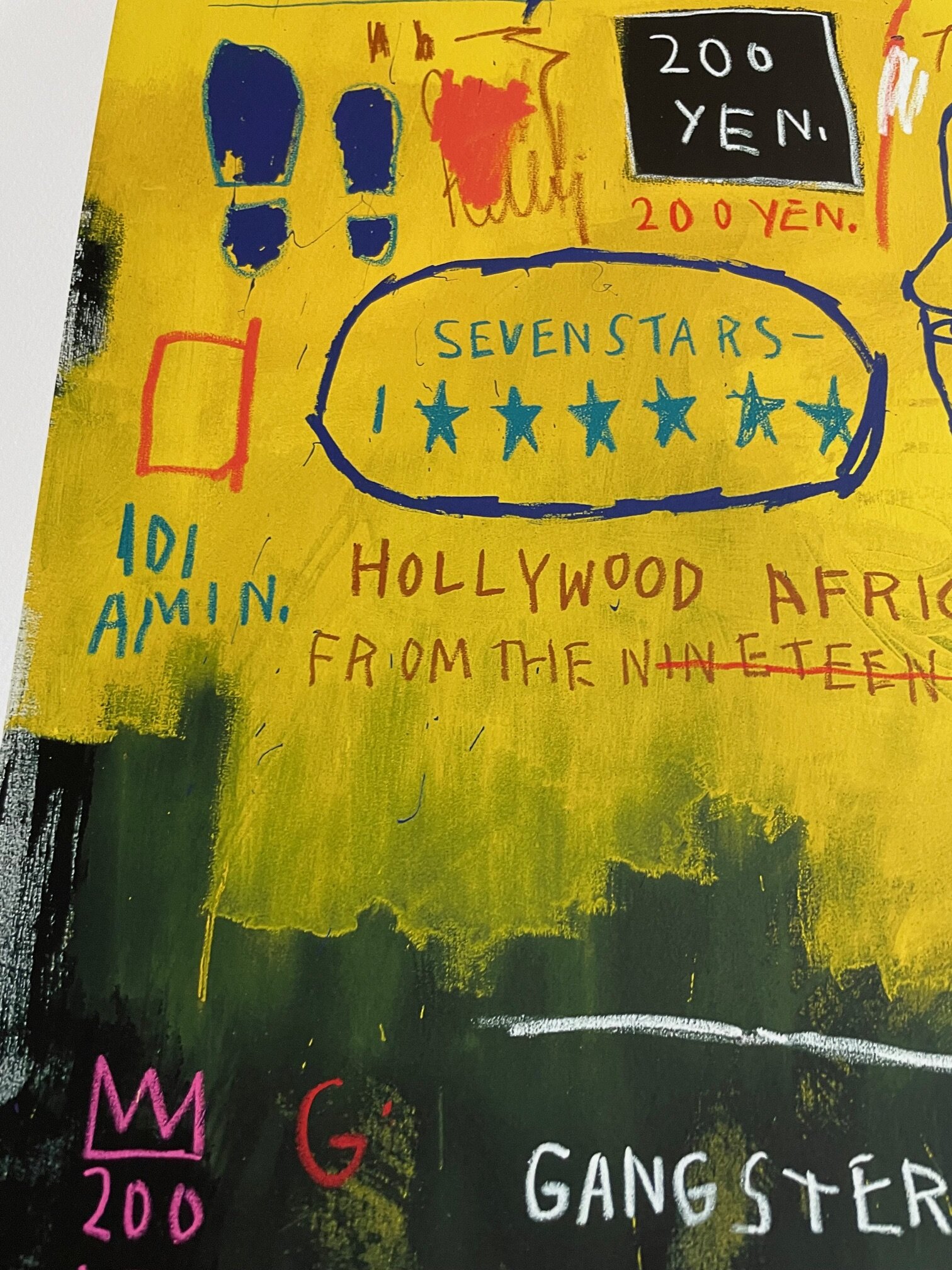Jean Michel-Basquiat (1960-1988), Hollywood Africans, 1983