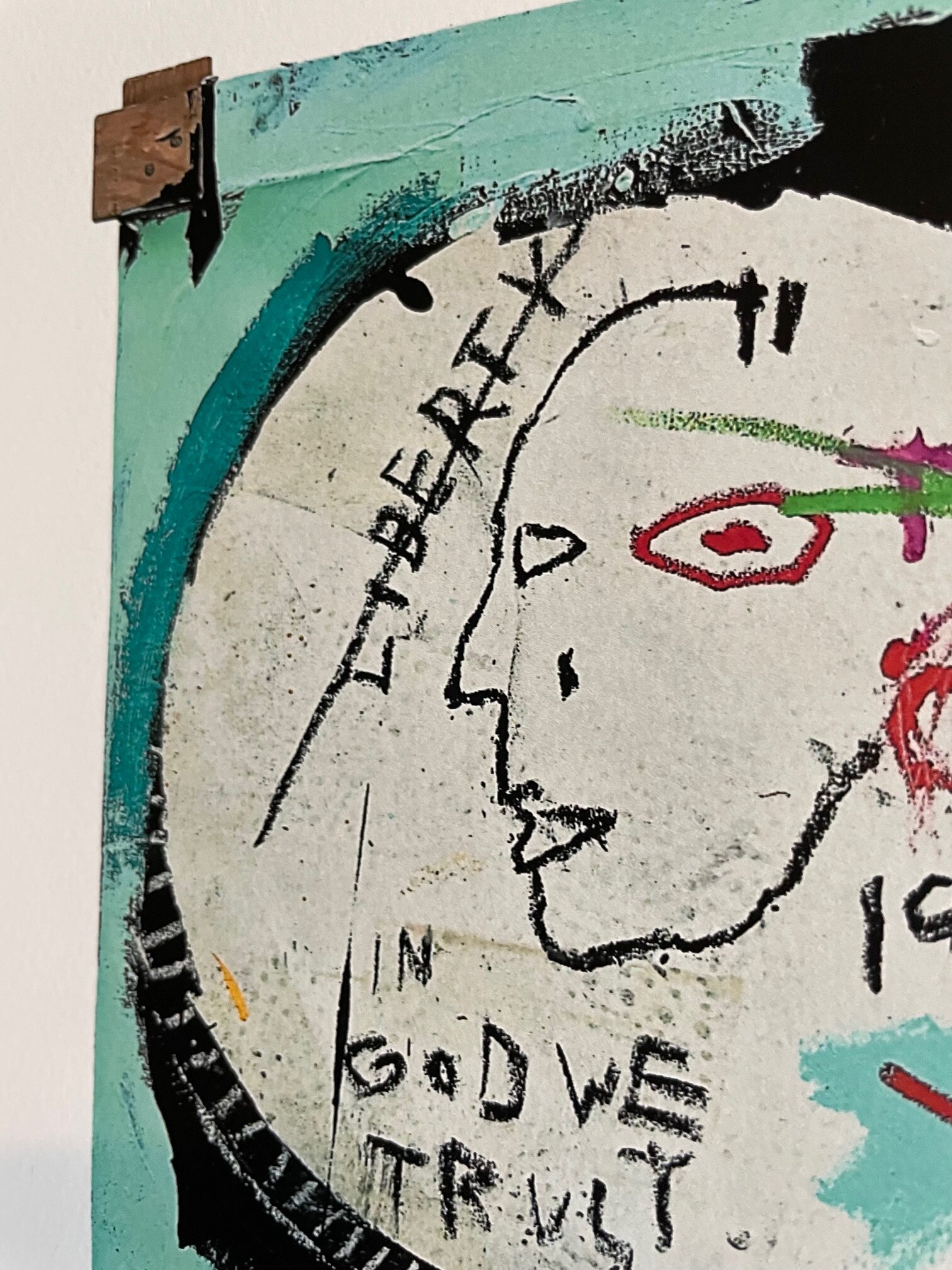 Jean Michel Basquiat (1960-1988), In Italian, 1983