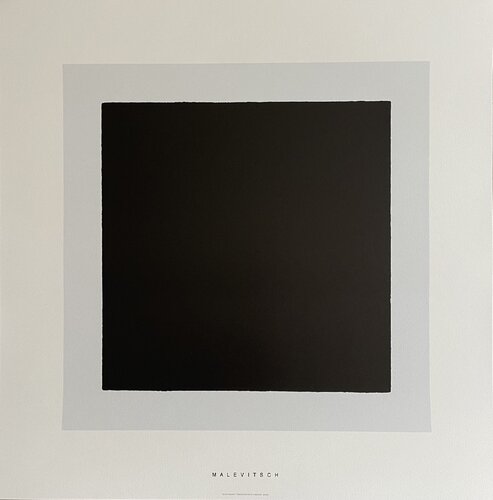 Kazimir Severinovich Malevich (1878-1935), Black Cross, 1923, printed in Belgium von Kazimir Severinovich Malevich, Druck kaufen auf Singulart