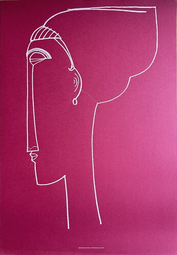 Amedeo Modigliani (1884-1920), Testa Di Profilo, 1911, Printed in Belgium by Amedeo Modigliani, Print for Sale on Singulart