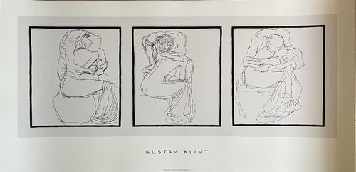 Gustav Klimt  (1862-1918), Coppia di Amanti, 1903, Printed in Italy by Gustav Klimt, Print for Sale on Singulart