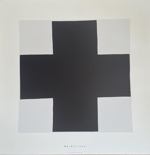 Kazimir Severinovich Malevich (1878-1935), Black Cross, 1923, printed in Belgium by Kazimir Severinovich Malevich, Print for Sale on Singulart