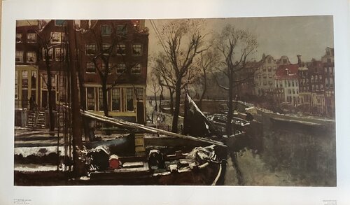 George Hendrik Breitner after (1857-1923), Brouwersgracht, printed in the Netherlands by George Hendrik Breitner, Print for Sale on Singulart