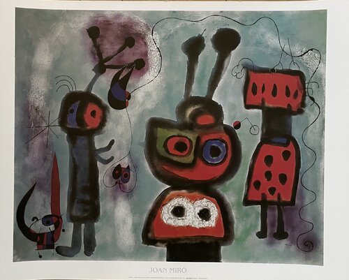 Joan Miró (1893-1983), L’oiseau Au Regard Calme, copyright Joan Miró by SIAE 1997, Printed in Italy de Joan Miró, Impresión a la venta en Singulart