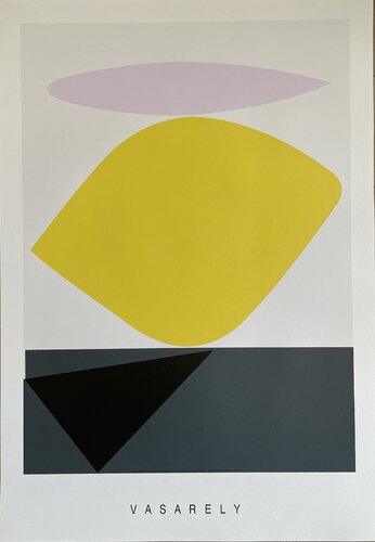 Victor Vasarely (1906-1997), Souzon, 1950, Copyright by SABAM, Belgium, 1999, ED P. D’Harville, Printed in Italy von Victor Vasarely, Druck kaufen auf Singulart
