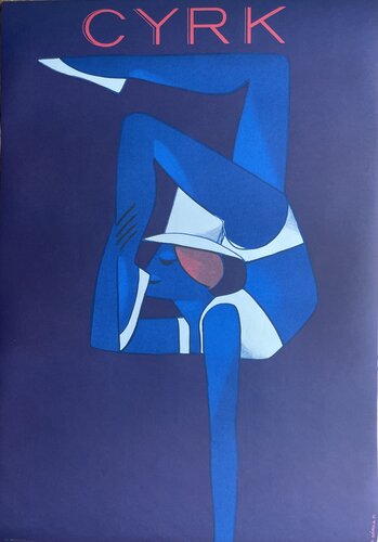 W. Gorka (1922-2004), Circus Acrobat 1971, poster no.29 official limited edition c.500 printed  2018 de Witold Gordon, Impresión a la venta en Singulart