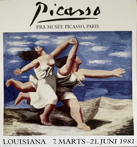 Pablo Picasso (1881-1973) Deus Femmes Courant Sur La Plage,1922, copyright Picasso Estate/VISDA 2020 van Pablo Picasso, Afdruk te koop op Singulart