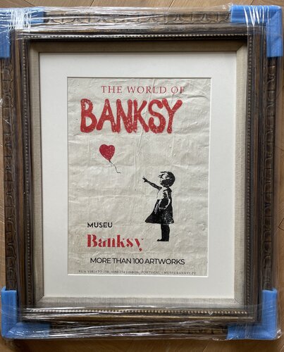 Banksy, The World of Banksy, Orginal Exibition poster MuseuBanksy, van Banksy, Afdruk te koop op Singulart