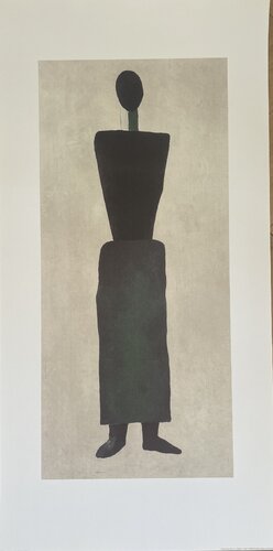 Kazimir Severinovich Malevich (1878-1935), Womenfigure, Printed in Belgium von Kasimir Malevich, Druck kaufen auf Singulart