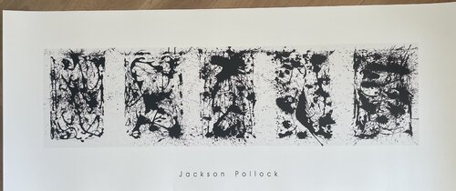 Jackson Pollock (1912-1956), Black and White Polyptich, 1950, Copyright SABAM Belgium 2004 par Jackson Pollock, Édition en vente sur Singulart