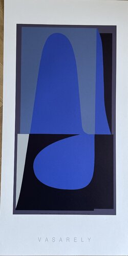 Victor Vasarely (1906-1997), Donan-2, 1951-58, Copyright by Sabam, Belgium, 1999,  ED.P. D'Harville, Printed In Italy. von Victor Vasarely, Druck kaufen auf Singulart