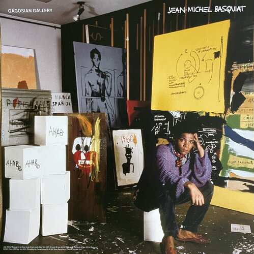 Jean Michel Basquiat (1960-1988),  Jean Michel Basquiat in his Great Jones Street studio, New York,1987, ADAGP, Paris/ARS, New York 2013, copyright 1987 Muna Tseng Dance Project, Inc. New York by Jean-Michel Basquiat, 인쇄 for Sale on Singulart