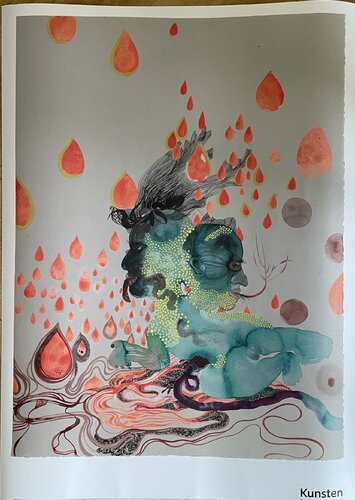 Rina Banerjee - "The Intellectual Explorer as an Underdeveloped Two-headed Man Pillaged and Parroted the Dreams of Natives. His Fruit was an Individual Identity", 2008 copyright Musee national d'artmoderne/Centre Pampidou, Paris by Rina Banerjee, Print for Sale on Singulart