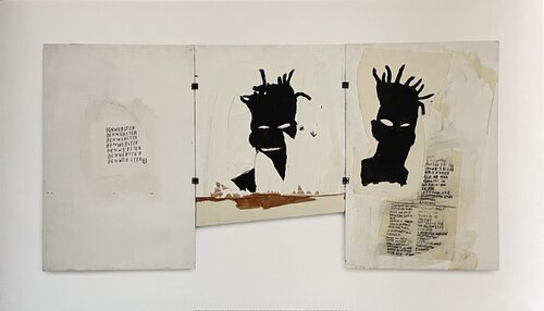 Jean Michel Basquiat (1960-1988), Self Portrait, 1981, Copyright Estate of Jean Michel Basquiat, Licensed by Artestar NY, Printed in the UK 5/47 OWCGB8- big size von Jean-Michel Basquiat, Druck kaufen auf Singulart