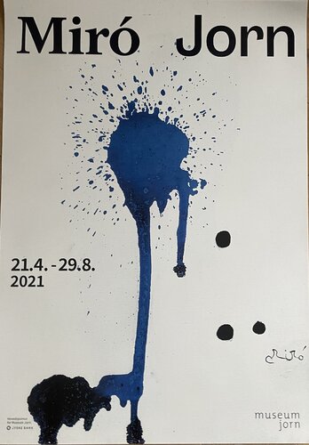 Joan Miró (1893-1983), Miró &Jorn, the exhibition orginal poster for the 'Miró & Jorn' exhibition 2021 by Joan Miró, Print for Sale on Singulart